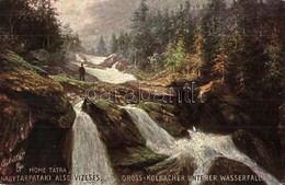 T2/T3 Tátra, Magas Tátra, Vysoké Tatry; Nagytarpataki Alsó Vízesés / Gross-Kohlbacher Unterer Wasserfall / Waterfall. Ra - Unclassified