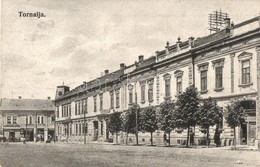 * T2/T3 Tornalja, Tornala; Fő Tér, Blicz Géza üzlete, Szálloda. Kiadja Friedmann Herman / Main Square, Street View, Shop - Ohne Zuordnung