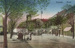 * T2/T3 Trencsén, Trencin; Fő Tér, Kerekes Kút / Main Square, Weill - Non Classés