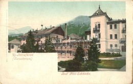 ** T3 Újtátrafüred, Neu-Schmecks, Novy Smokovec; Szanatórium, Vízgyógyintézet. Cattarino Kiadása / Sanatorium, Spa (r) - Ohne Zuordnung