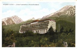 ** T2/T3 Újtátrafüred, Palota Szanatórium / Sanatorium (EK) - Non Classés