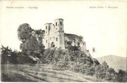 T2 Vágsziklás, Szkalka-Benedek, Skalka Nad Váhom (Trencsénteplic); Vágvölgy. Apátsági Romok / Abbey Ruins In Povazie - Non Classés