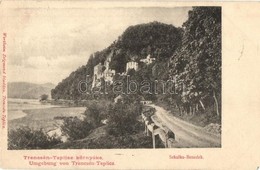 T2/T3 1902 Vágsziklás, Szkalka-Benedek, Skalka Nad Váhom (Trencsénteplic Környéke); Vág-völgy, Apátsági Romok / Vah Vall - Sin Clasificación