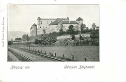 ** T3/T4 Zólyom, Zvolen; Vár, Vasúti Sín / Castle, Railway Track  (r) - Unclassified