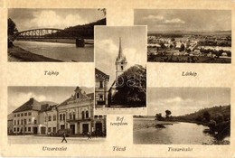 T2/T3 Técső, Tiacevo, Tiachiv; Református Templom, Utca, Tisza / Calvinist Church, Street, Tisa  (EK) - Zonder Classificatie