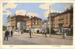 T2 Fiume, Rijeka; Piazza Elisabeta, Caffe Adria / Square, Cafe Adria - Non Classificati