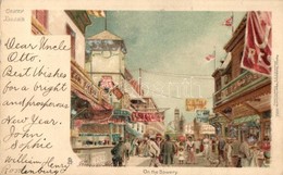 T2 1906 Coney Island, Brooklyn (New York City); On The Bowery. Raphael Tuck & Sons 'View' Postcard No. 5062. Litho - Unclassified