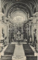 T2 Gorizia, Görz, Gorica; Interno Della Chiesa De S. Ignazio / Church Interior - Unclassified