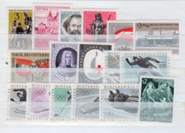 Austria 1963 Annata Completa / Years Complete **MNH /VF - Ganze Jahrgänge