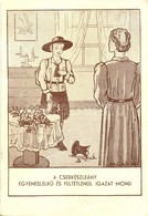 T2/T3 A Cserkészlány Egyeneslelkű és Feltétlenül Igazat Mond. Kiadja A Magyar Cserkészleány Szövetség / 'A Guide's Honou - Sin Clasificación