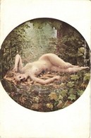 ** T2/T3 L'araignée / Erotic Nude Lady Art Postcard S: L. Comerre (EK) - Unclassified