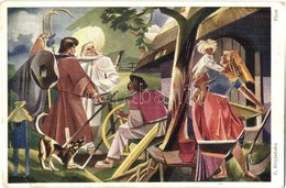 * T2/T3 Piast / Polish Folklore Art Postcard. Malarstwo Polskie. Wys. Galeriea Polska 965. S: Z. Stryjenska (EK) - Ohne Zuordnung