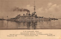 ** T2/T3 SM Linienschiff Wien K.u.K. Kriegsmarine / SMS Wien Az Osztrák-Magyar Haditengerészet Monarch-osztályú Partvédő - Zonder Classificatie