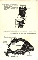 ** T3/T4 Ha A Trianoni Békét A Győzőkre Szabták Volna. A Megcsonkított Portugália. Kiadja A Magyar Nemzeti Szövetség / T - Non Classificati