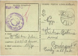 T2/T3 1941 Dr. Vértesi István Zsidó KMSZ (közérdekű Munkaszolgálatos) Levele édesanyjának özv. Vértesi Béláné úrnőnek. M - Ohne Zuordnung