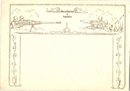 ** T2/T3 Becsülettel A Hazáért! Katonai Művészlap / Hungarian Military Art Postcard - Unclassified