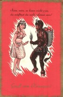 T2 Gruss Vom Krampus! / Krampus, Lady, Art Postcard, H. B. Wien K 2004. - Ohne Zuordnung