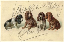 T2 Dogs, M. M. No. 1123. Litho - Non Classés