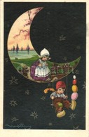 * T2/T3 Italian Art Postcard, Dutch Children, Degami 3526. S: V. Castelli (fl) - Ohne Zuordnung