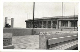 T2/T3 1936 Berlin, Reichssportfeld, Schwimmstadion Auf Das Osttor Und Die Deutsche Kampfbahn / Olympic Stadium. So. Stpl - Non Classificati