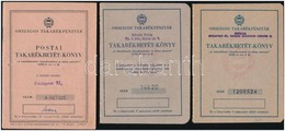 Budapest 1960-1975. 'Országos Takarékpénztár' Betétkönyv (3x), Több Kitöltött Oldallal. - Non Classés