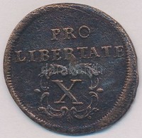 1705. X Poltura Cu 'II. Rákóczi Ferenc' (7,91g) T:2,2-  Hungary 1705. X Poltura Cu 'Francis II Rákóczi' (7,91g) C:XF,VF  - Non Classés