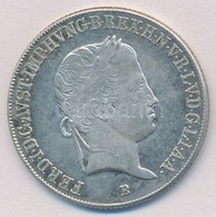 1844B 20kr Ag 'V. Ferdinánd' T:1-,2 
Huszár 2081., Unger III.:1419. - Zonder Classificatie