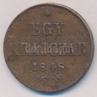 1848. 1kr Cu T:2,2- Ph.
Adamo B1 - Sin Clasificación