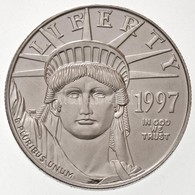 Amerikai Egyesült Államok 1997. 100$ Pt 'Amerikai Sas' (31,1050g/0.9995) T:1 / USA 1997. 100 Dollar Platinum 'American E - Sin Clasificación