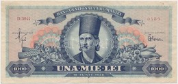 Románia 1948. 1000L T:III
Romania 1948. 1000 Lei C:F - Unclassified