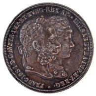 Ausztria 1879. 2G Ag 'I. Ferenc József és Erzsébet Királynő / Ezüstlakodalom' T:1- Patina  Austria 1879. 2 Gulden Ag 'Fr - Ohne Zuordnung