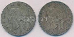 Ausztria 1957. 10Sch Ag (2x) T:2 Patina
Austria 1957. 10 Schilling Ag (2x) C:XF Patina - Unclassified