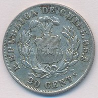 Chile 1879. 20c Ag T:2
Chile 1879. 20 Centavos Ag C:XF - Sin Clasificación