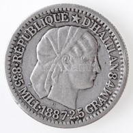 Haiti 1887. 10c Ag T:2
Haiti 1887. 10 Centimes Ag C:XF 
Krause KM#44 - Ohne Zuordnung