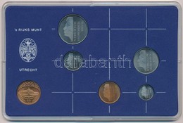 Hollandia 1984. 5c - 2 1/2G (5xklf) + 1984. 's Rijks Munt 1984 (Királyi Verde)' Br Zseton, Műanyag Tokban T:1 Netherland - Non Classés