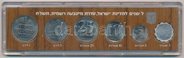 Izrael 1978. 1a-1L (6xklf) 'Izrael 30. évfordulója' Forgalmi Sor Tokban, Tanúsítvánnyal T:1,1- 
Israel 1978. 1 Agora - 1 - Sin Clasificación