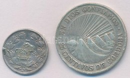 Nicaragua 1887. 5c Ag + 1912. 25c Ag T:2-,3
Nicaragua 1887. 5 Centavos Ag + 1912. 25 Centavos Ag C:VF,F - Non Classés