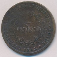 Portugália 1843. 10r Cu T:2-
Portugal 1843. 10 Reis Cu C:VF - Non Classés