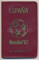 Spanyolország 1980. 'Labdarugó VB 1982' Szett 50c-100P (6xklf) Eredeti Tokban Tanúsítvánnyal T:1 
Spain 1980. 'World Cup - Unclassified