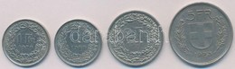 Svájc 1970-1988. 1Fr (2xklf) + 2Fr + 5Fr T:2
Switzerland 1970-1988. 1 Franc (2xdiff) + 2 Francs + 5 Francs C:XF - Non Classés