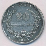 Uruguay 1893S 20c Ag T:2,2-
Uruguay 1893S 20 Centesimos Ag C:XF,VF
Krause KM#15 - Sin Clasificación