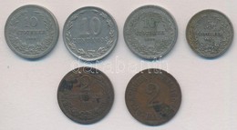 6db-os Vegyes Külföldi Fémpénz Tétel, érdekesebb Darabokkal, Közte Szerbia 1904. 2p Br T:2,2-
6pcs Of Various Metal Coin - Unclassified