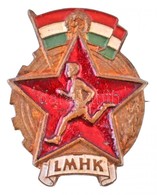 ~1950. 'LMHK' Festett Fém Jelvény (23x29mm) T:2 - Ohne Zuordnung