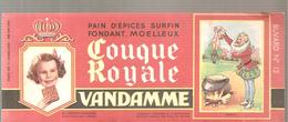 Buvard VANDAMME PAIN D'EPICES Couque Royale Buvard N°12 - Pain D'épices