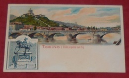 Torino ( Ponte In Pietra Sul Po ) :::: Carte Litho   ------- 484 - Ponts