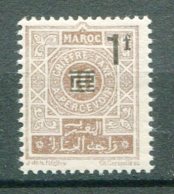 10827 MAROC  Taxe 47 **  1F. S. 10c. Brun     1944   TTB - Portomarken