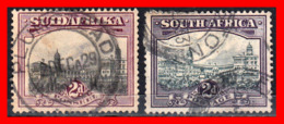 SOUTH AFRICA 2 SELLOS AÑO 1927-28 - Oficiales