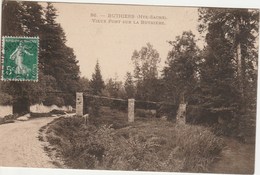 BUTHIERS   70  HAUTE SAONE   CPA SEPIA   LE VIEUX PONT SUR LA BUTIERE - Sonstige & Ohne Zuordnung