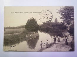 HAGETMAU  (Landes)  :  Les Bords De LOUTS   1911   - Hagetmau