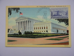 CARTE MAXIMUM CARD UNITED STATES SUPREME COURT WASHINGTON ETATS-UNIS - Cartes-Maximum (CM)